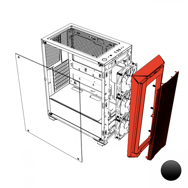 Spare part - Frontal Krater Black