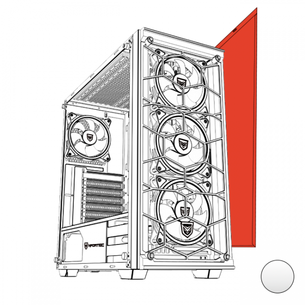 Spare part - Draco White V2 Sidewall