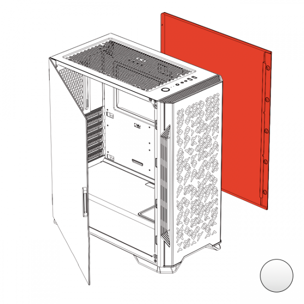 Spare part - Lateral Nekkar White