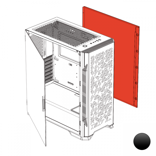 Spare part - Lateral Nekkar Black