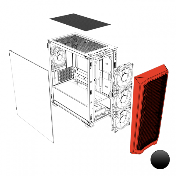 Spare part - Front Krater Mini Black