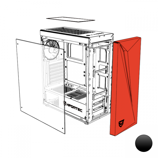 Spare part - Front Lynx Black