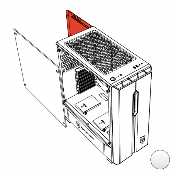 Spare part - Lateral Antares White