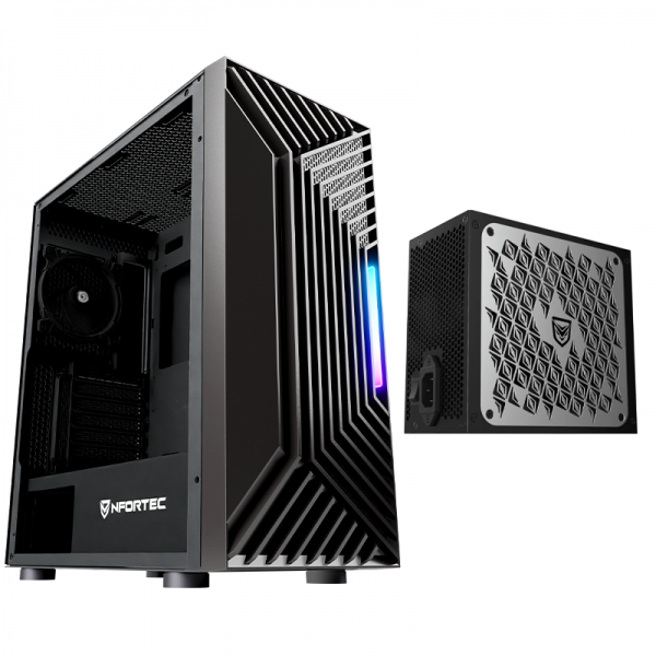 Nervia Black Gaming PC Tower and...