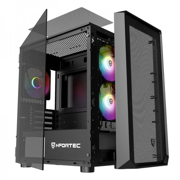 Torres de PC gaming con los mejores diseños de frontal mallado de Nfortec -  Nfortec